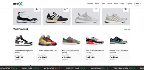 stockx online shopping.